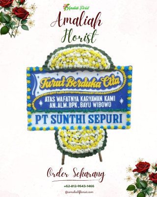 Papan Bunga Duka di Antasan Besar