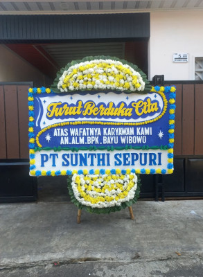 Papan Bunga Duka di Antasan Besar