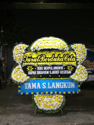 Papan Bunga Duka di Antasan Besar